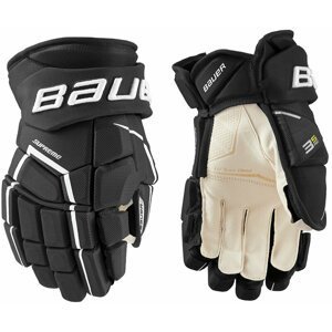 Bauer Hokejové rukavice S21 Supreme 3S Pro SR 15 Black/White