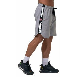 Nebbia Legend Approved Shorts Light Grey 2XL Fitness nohavice