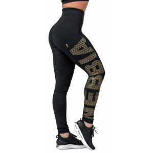 Nebbia Gold Print Leggings Black XS