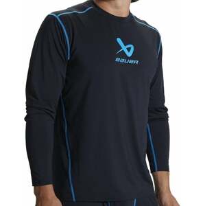 Bauer S22 Basics Long Sleeve Base Layer Top YTH YTH Hokejové termoprádlo a ribano