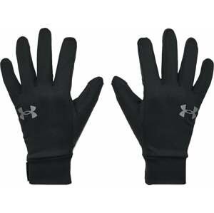 Under Armour UA Storm Liner Gloves Black/Pitch Gray S Lyžiarske rukavice
