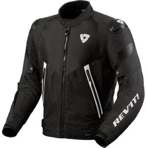 Rev'it! Jacket Control H2O Black/White 3XL Kožená bunda