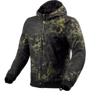 Rev'it! Jacket Saros WB Black/Dark Green 3XL Textilná bunda