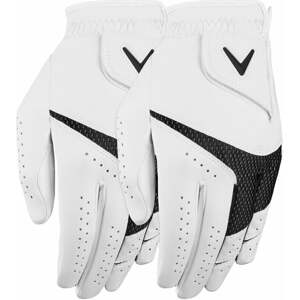 Callaway Weather Spann 2-Pack 23 Mens Golf Glove White LH S