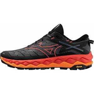 Mizuno Wave Mujin 10 Black/Cayenne/Nasturtium 42,5 Trailová bežecká obuv