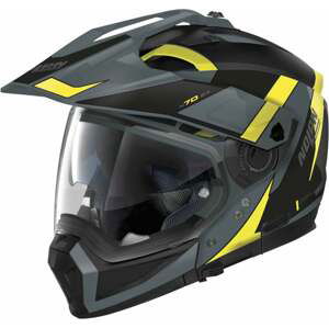 Nolan N70-2 X Skyfall N-Com Slate Grey Yellow/Black M Prilba