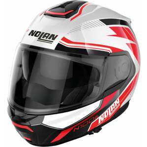 Nolan N100-6 Surveyor N-Com Metal White Red/Blac XS Prilba