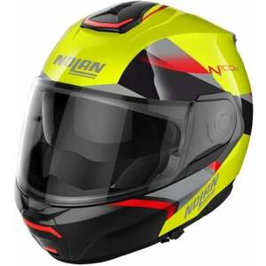 Nolan N100-6 Paloma N-Com Led Yellow Red/Silver/Black 2XL Prilba