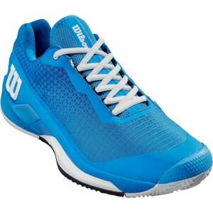 Wilson Rush Pro 4.0 Clay Mens Tennis Shoe French Blue/White/Navy Blazer 41 1/3 Pánska tenisová obuv