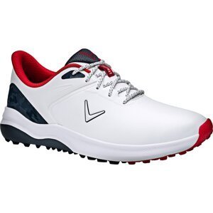Callaway Lazer Mens Golf Shoes White/Navy/Red 41