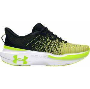 Under Armour Men's UA Infinite Elite Running Shoes Black/Sonic Yellow/High-Vis Yellow 44,5 Cestná bežecká obuv