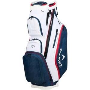 Callaway ORG 14 White/Navy Houndstooth/Red Cart Bag