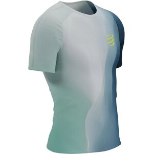 Compressport Performance SS Tshirt M Eggshell Blue/Niagara/Dress Blues L Bežecké tričko s krátkym rukávom