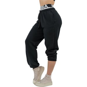 Nebbia Fitness Sweatpants Muscle Mommy Black L Fitness nohavice