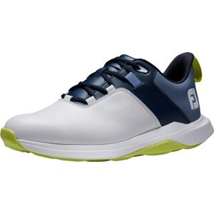 Footjoy ProLite Mens Golf Shoes White/Navy/Lime 42,5