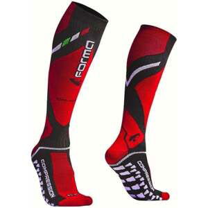 Forma Boots Ponožky Off-Road Compression Socks Black/Red 32/34