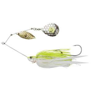 Savage Gear Da'Bush Spinnerbait Yellow White Silver 14 cm 21 g