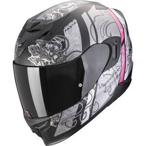 Scorpion EXO 520 EVO AIR FASTA Matt Black/Silver/Pink XXS Prilba