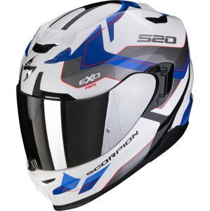 Scorpion EXO 520 EVO AIR ELAN White/Blue 2XL Prilba