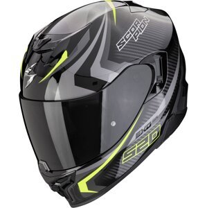 Scorpion EXO 520 EVO AIR TERRA Black/Silver/Neon Yellow 2XL Prilba