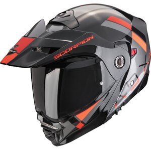 Scorpion ADX-2 GALANE Silver/Black/Red XL Prilba