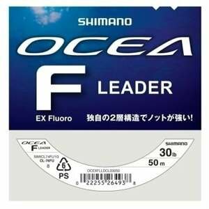 Shimano Fishing Ocea EX Fluoro Leader Číra 0,476 mm 30 lb 50 m Vlasec