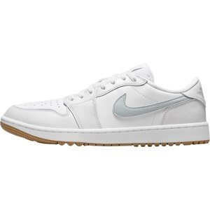 Nike Air Jordan 1 Low G Golf Shoes White/Gum Medium Brown/Pure Platinum 42