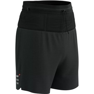 Compressport Trail Racing Overshort M Black M Bežecké kraťasy