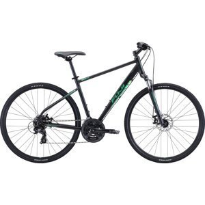 Fuji Traverse 1.7 Satin Black/Green M Trekingový / Krosový bicykel