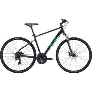 Fuji Traverse 1.7 Satin Black/Green L Trekingový / Krosový bicykel