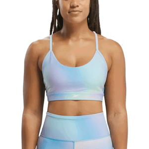 Podprsenka Reebok LUX STRAPPY BRA AOP