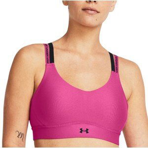 Podprsenka Under Armour UA Infinity Mid 2.0 Rib Bra-PNK