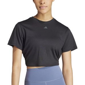 Tričko adidas  Yoga Studio Wrapped shirt