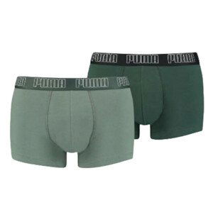 Boxerky Puma  Basic Trunk Boxer 2er Pack Grün F029