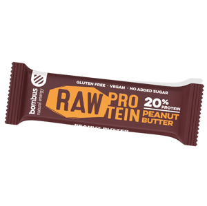 Proteínové tyčinky a sušienky Bombus BOMBUS Raw protein-Peanut butter 50g