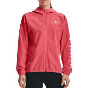 Bunda s kapucňou Under Armour Woven Hooded Jacket-PNK