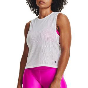 Tielko Under Armour UA HG Armour Muscle Msh Tank-WHT
