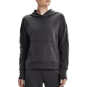Mikina s kapucňou Under Armour UA Rival Terry Taped Hoodie-GRY