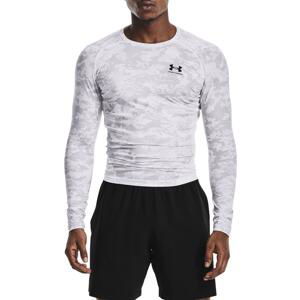 Kompresné tričko Under Armour UA HG Armour Camo Comp LS-WHT