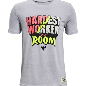 Tričko Under Armour UA Project Rock HWITR SS-GRY