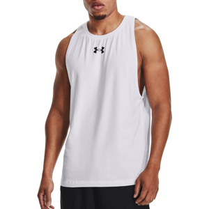 Tielko Under Armour UA BASELINE COTTON TANK-WHT