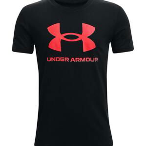 Tričko Under Armour UA Sportstyle Logo SS-BLK