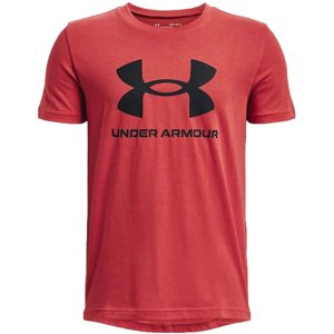 Tričko Under Armour UA SPORTSTYLE LOGO SS-RED