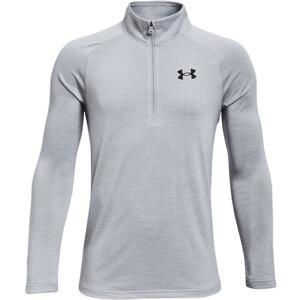 Tričko s dlhým rukávom Under Armour UA Tech 2.0 1/2 Zip-GRY