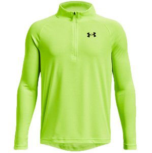 Tričko s dlhým rukávom Under Armour UA Tech 2.0 1/2 Zip-GRN