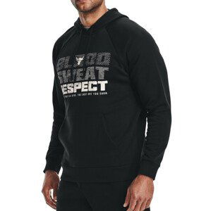 Mikina s kapucňou Under Armour UA Pjt Rock Rival Fleece HD-BLK