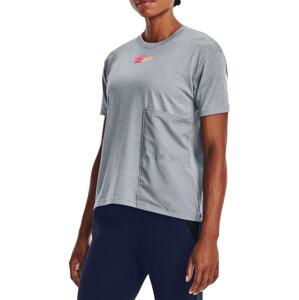 Tričko Under Armour Live Woven Pocket Tee-GRY