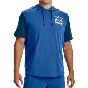 Mikina s kapucňou Under Armour UA Rival Terry CB SS Hoodie-BLU