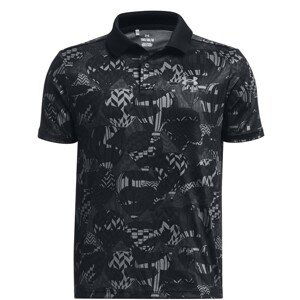 Tričko Under Armour UA Performance Printed Polo-BLK