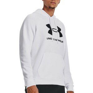 Mikina s kapucňou Under Armour UA Rival Fleece Logo HD-WHT